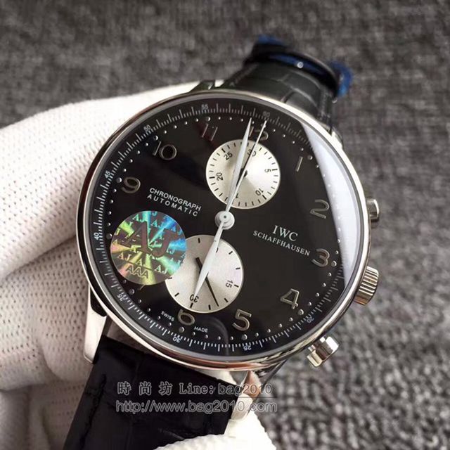 IWC手錶 V4版 IWC萬國葡萄牙系列 自動機械計時跑秒腕表3714 IW371445 萬國男表 萬國高端機械男士腕表  hds1156